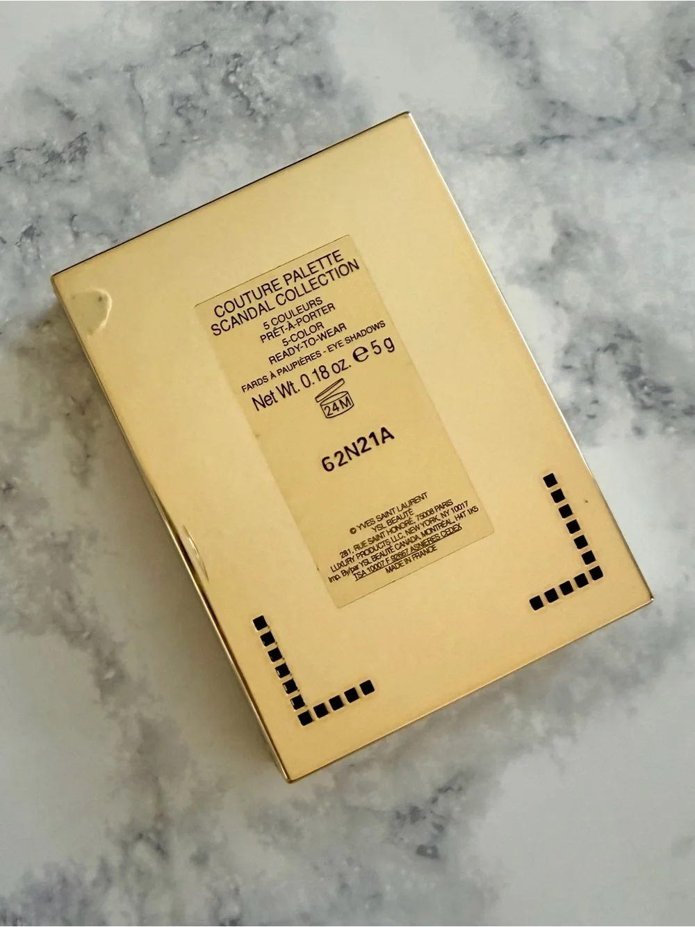 NWOT Yves Saint Laurent Limited Edition Couture Palette Scandal Collection